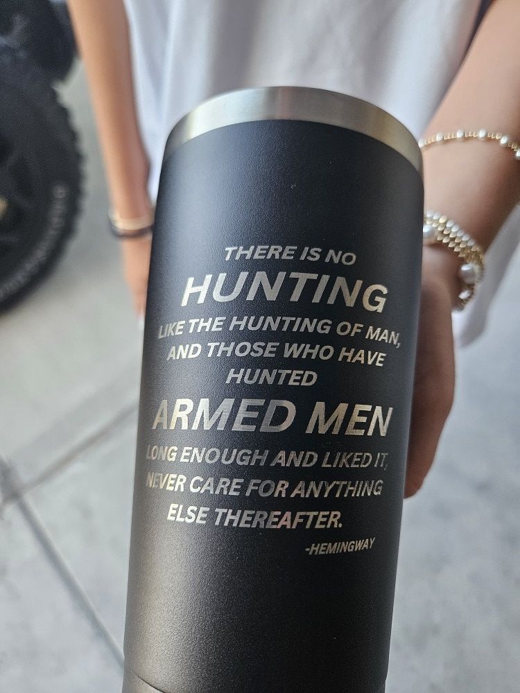 Hunting Tumbler - Great Father's Day Gift For Military/Police