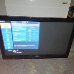 Panasonic PLASMA TV 42in No Remote