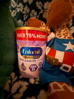 3 X-LARGE 35.3 Oz CANS of Enfamil Neuro Pro Gentlease Sensitive Baby Formula  75% Mas Gratis