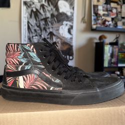 floral high top vans