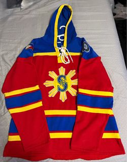 Seattle Mariners Filipino Heritage Night Hockey Jersey Hoodie Adult XL