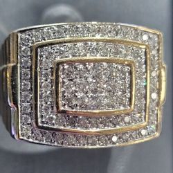 MULTI CLUSTER RING 10K