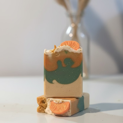 Florida Sunset Mandarin Coconut Soap Bar