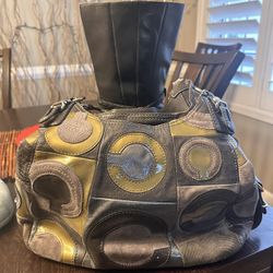 Vintage Coach Bag Plus Bonus Purse