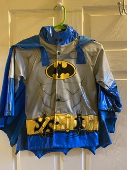 4t Batman rain Jacket With Cape