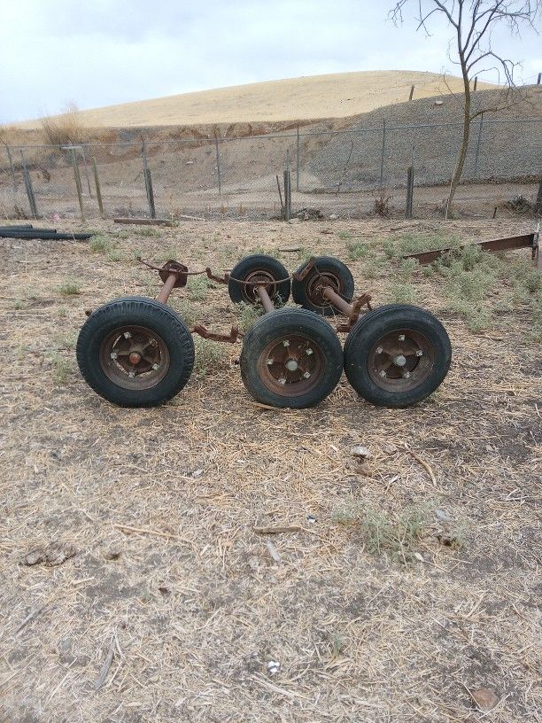 Mobile Home Axles And Wheels And Tires And Tongues