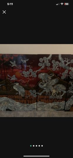 Chinese Lacquer Art Panels