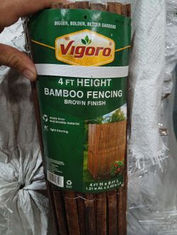 Vigoro 4 ft bamboo fencing