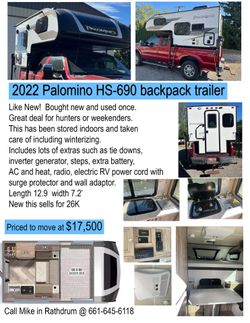 2022 Truck Camper Palomino HS-690