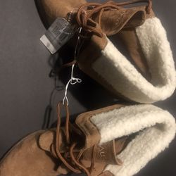 Women Camel Suede  Nautica Boots