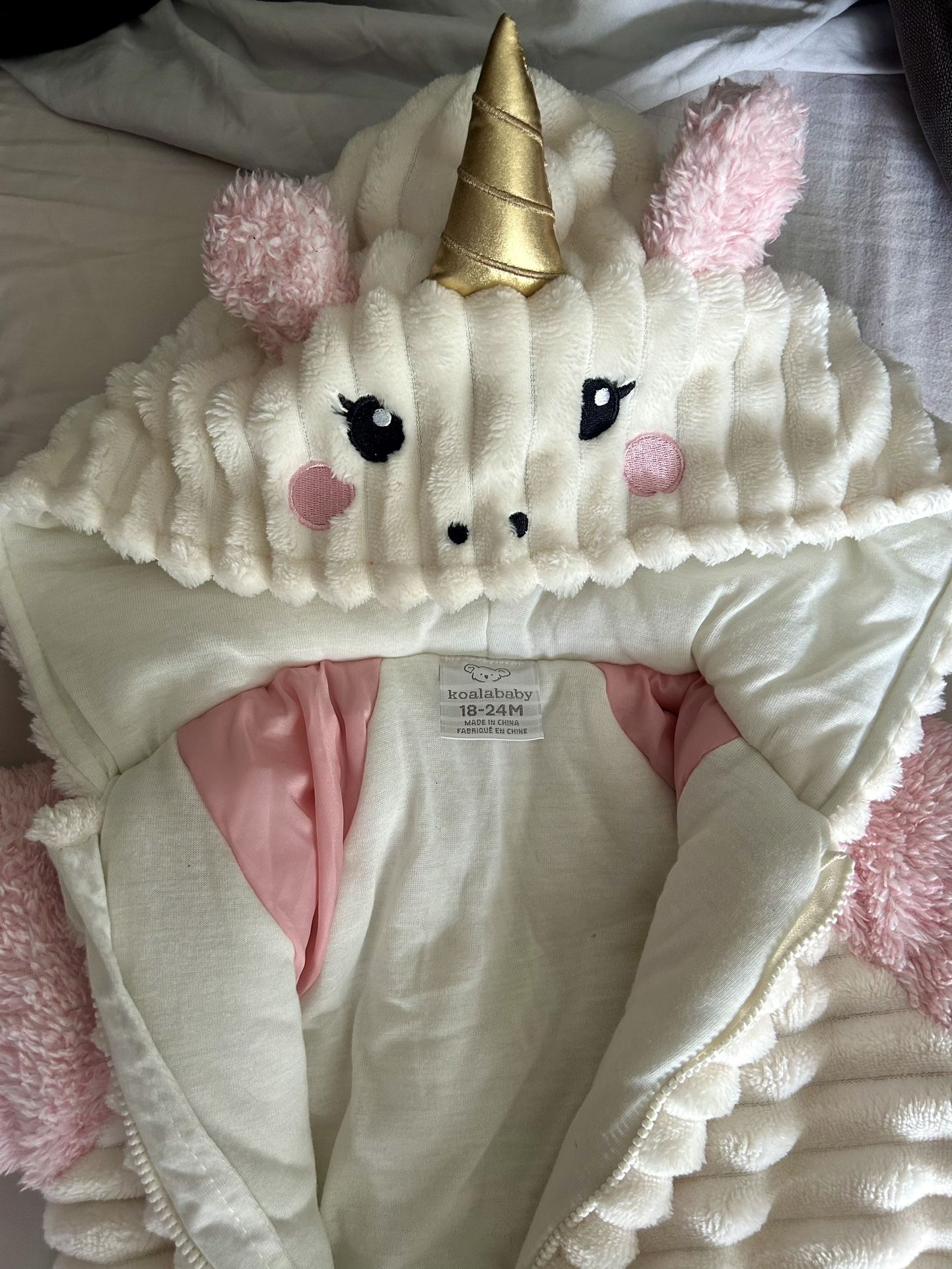 Warm Hooded Unicorn Onesie