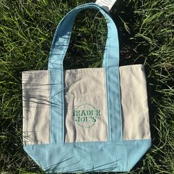 Blue Trader Joe’s mini bag
