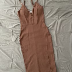Blush Midi Dress / Size s 