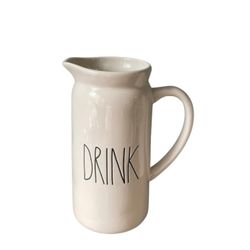 RAE DUNN PITCHER "DRINK"