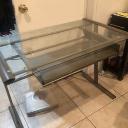 Glass Top Desk
