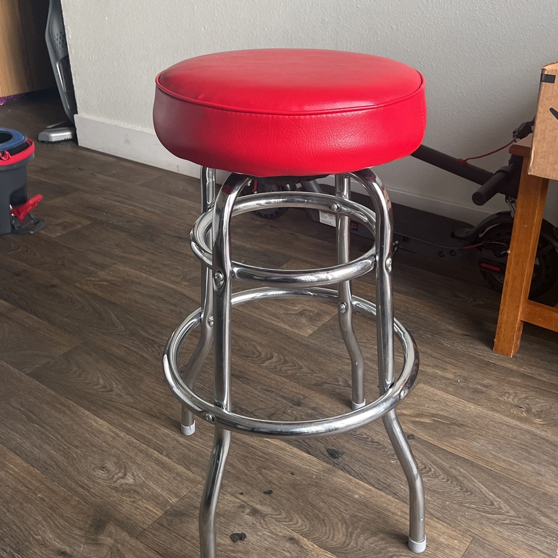 Red Leather Stools