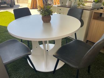 Dining table with 4 chairs