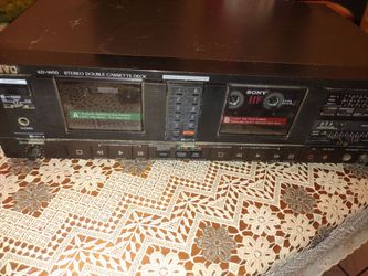 Vintage JVC KD-W55 Stereo Double Cassette Deck - Dual Deck / Tape Player (