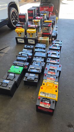 Car Battery 24f H5 34 78 65 48 49 47 H6 H7 51r 94r 86 H8 H9 Truck SUV And Car Batteries with Warranty. $60 + Core. Bateria para cualquier carro COVINA