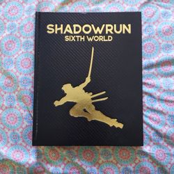 Limited Edition Shadowrun Sixth World Carbon Fiber Cover