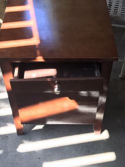 Wood file cabinet