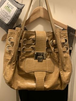 Jimmy Choo Original Golden-Yellow Leather Purse