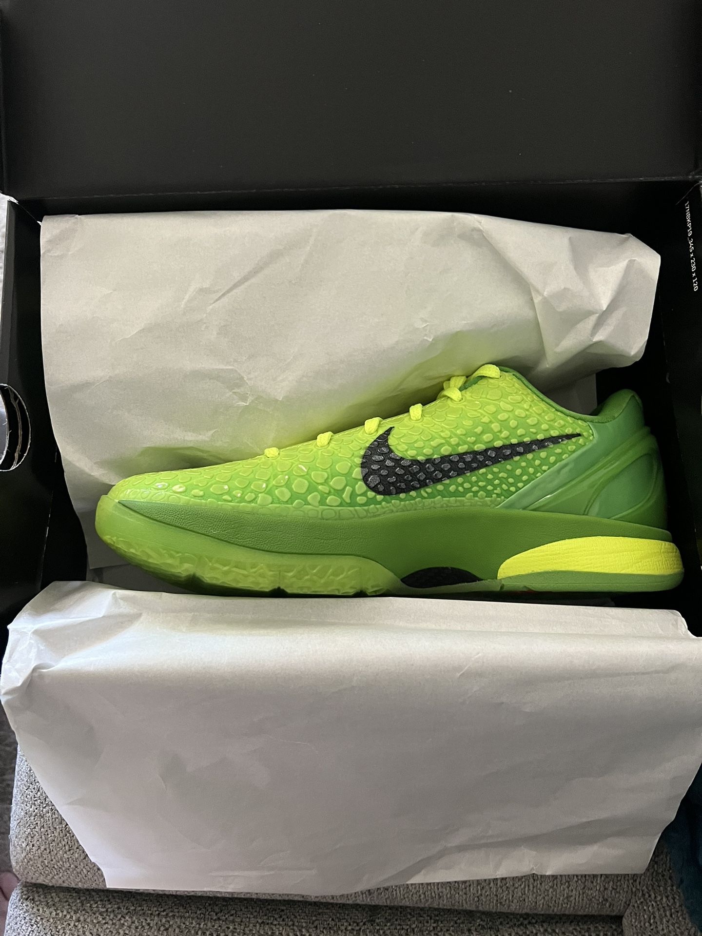 Nike Kobe 6 Protro Grinch Size 12