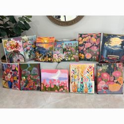 PAINTING BY HANDS !!