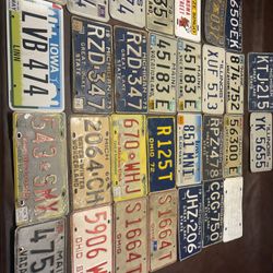 Vintage License Plates