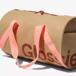 Glossier Gymbag Beige Pink Brand New