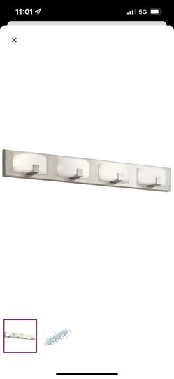 4 Light Dimmable LED light Bath Bar