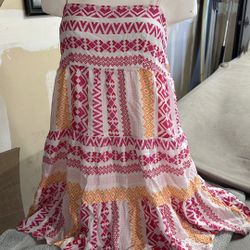 Multicolor Cover Up Dress