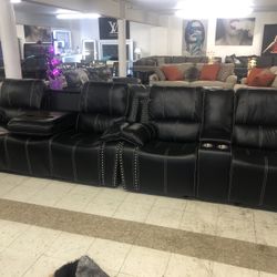 Black Sofa Loveseat 