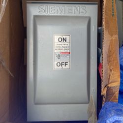 HD 60 Amp 600volt 3 Pole Safety Switch