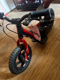 Kids Balance Bike Red and Black