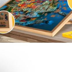 Pita-pita 1500 Piece Puzzle Board Rotating and tilting