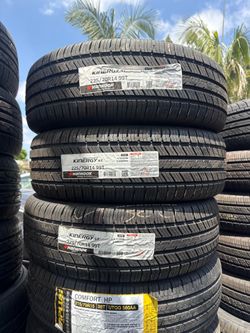 225/70/14 hankook 4 New tires installation and balance 50,000 Miles