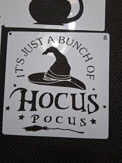 Witchy stencils  $2 each