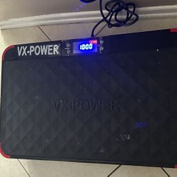 VX-Power Slimplate Digital Vibration Plate, a whole-body oscillating vibration platform exercise machine. This equipment is designed for home use, hel