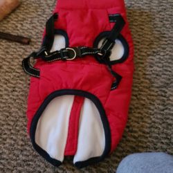 All In One Winter Dog Coat And Harness 