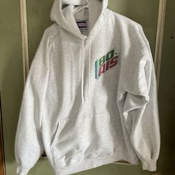 BORIS band metal grey hoodie Large MT.DEW Baja blast parody