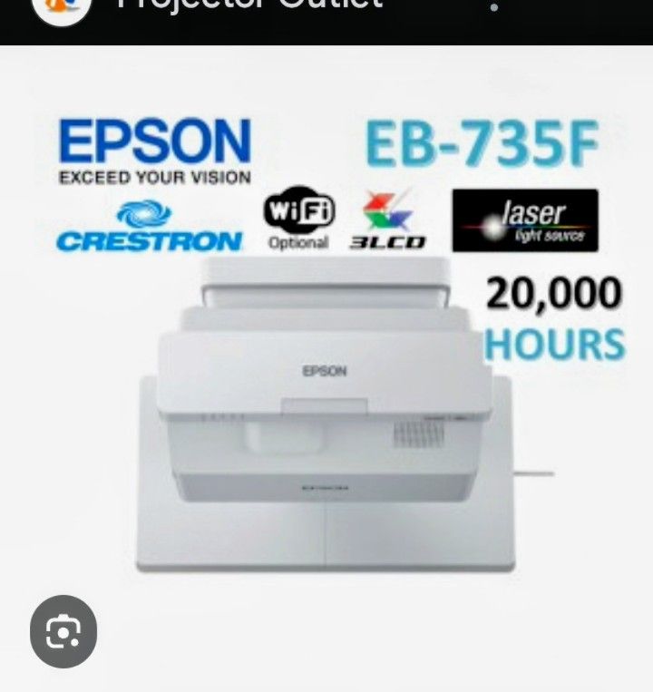 EPSON Laser Projector EB - 735F
