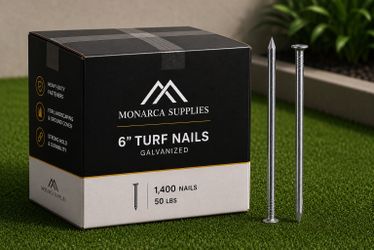 Turf Nails 6” Galvanized - 1400 Pack