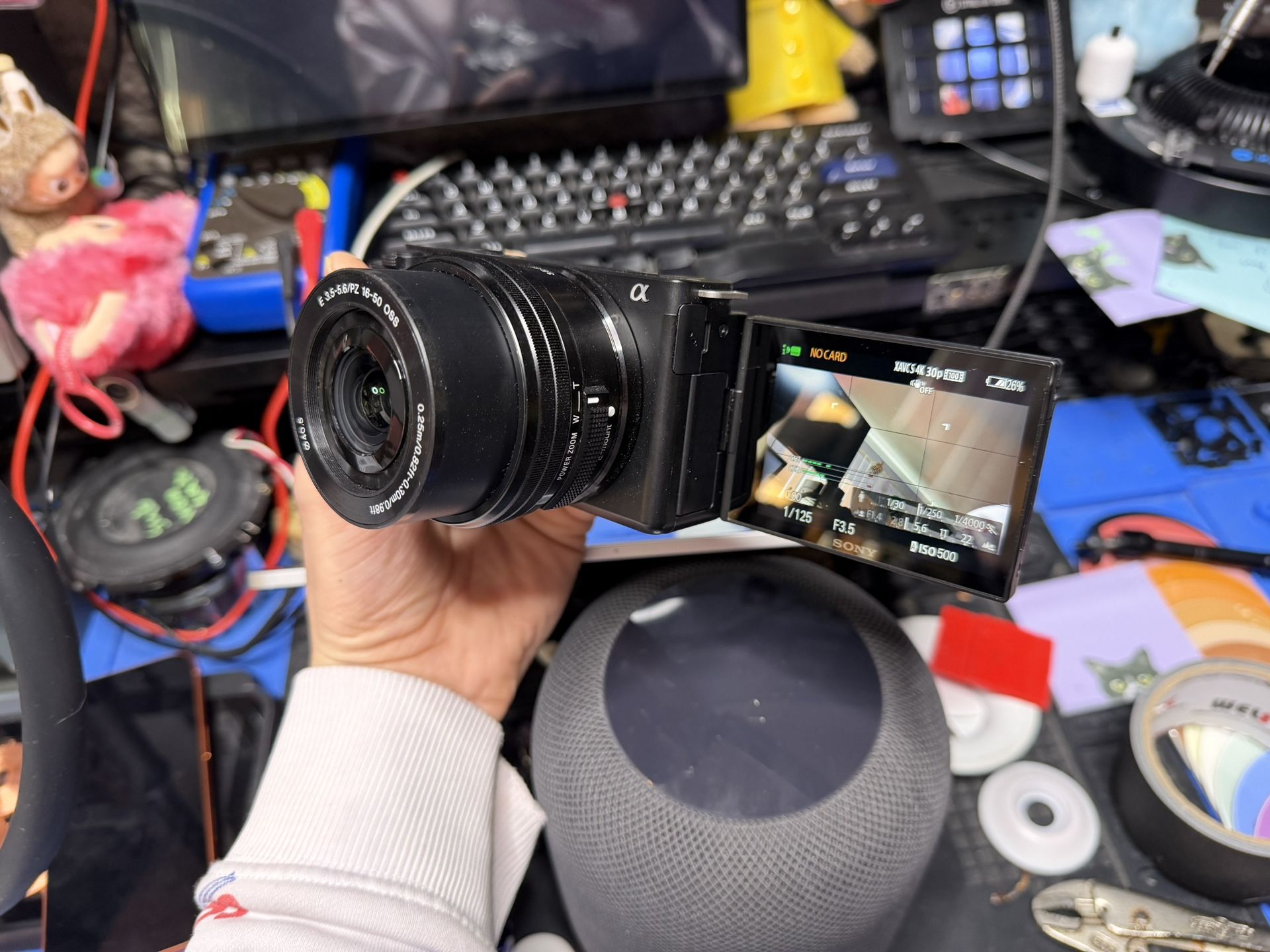 Sony ZV-E10 Camera, Zoom Lens Kit, & Elgato Cam Link 4k