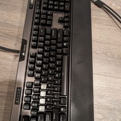 Corsair RGB mechanical keyboard red switches