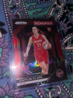 2024 Prizm Monopoly WNBA Caitlin Clark Insert RC Red/Black Icons #WNBA27 Fever