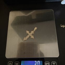 14K Gold Cross Pendant