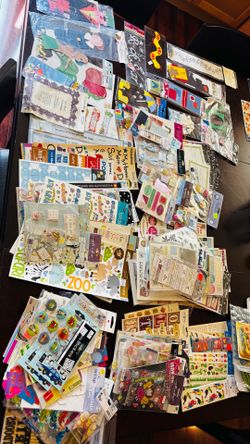 Scrapbooking card making stickers and die cuts