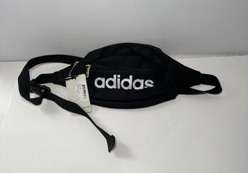 Adidas Black Quilted Waist Pack Fanny Pack Adjustable Strap New With Tags