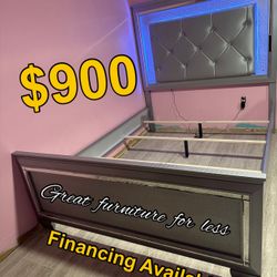 Queen Size Led Bed Frame Brand New